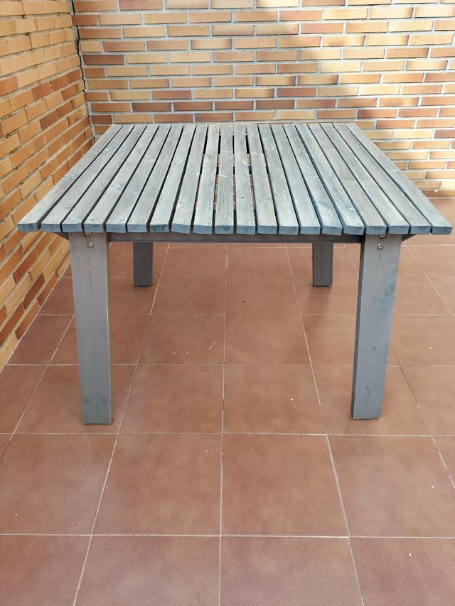 Mesa madera exterior 