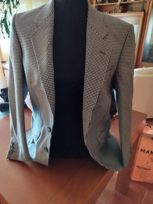 2 Americana Gris y Marrón