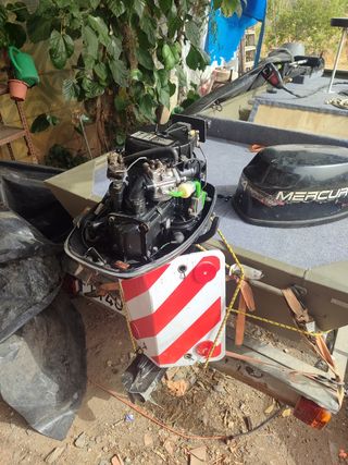 Motor Mercury 4cv 4T fueraborda con papeles 