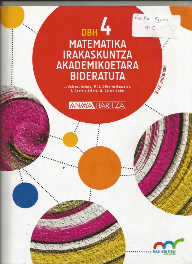 Matematika irakaskuntza akademikoetara bideratu...