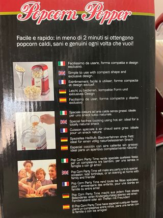 Palomitero Ariete Retro Rojo