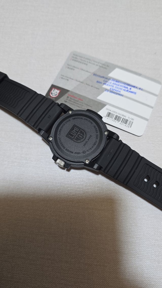 Luminox Sea Turtle 0329.1 nuevo.