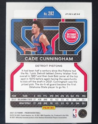 Cunningham Prizm Rookie Card silver NBA 
