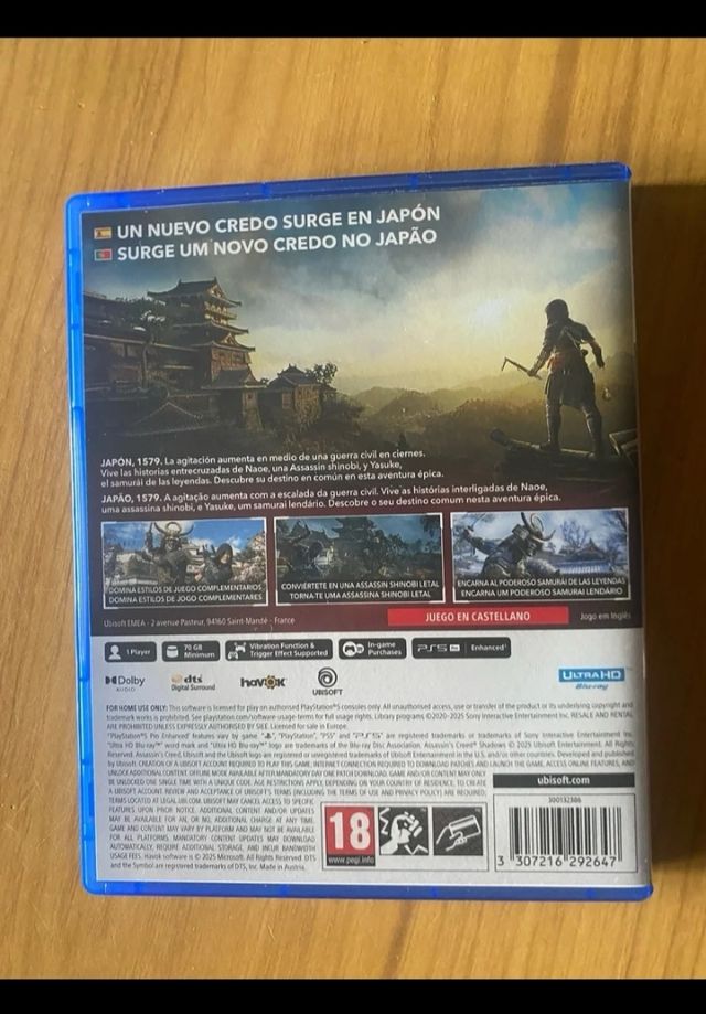 PS5 Assassin's Creed Shadows