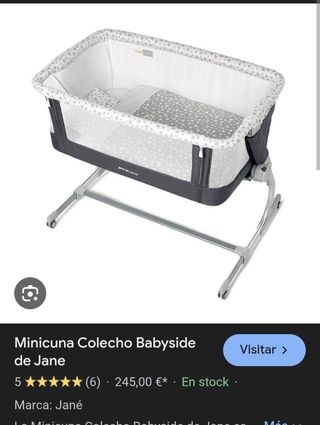 Minicuna colecho Jane + Ropa de minicuna