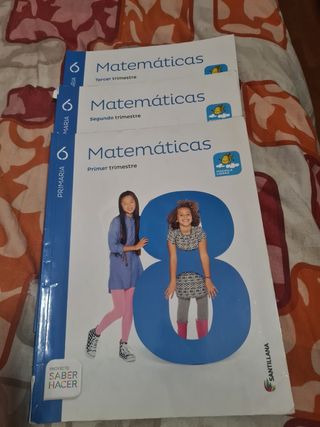 Libros Matemáticas, 6 Primaria