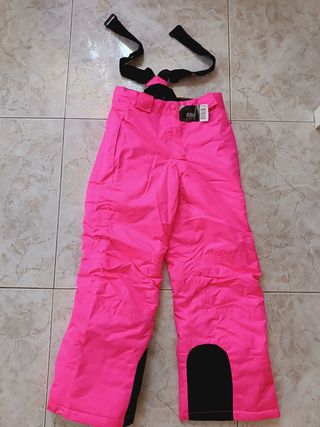Pantalones nieve niña rosa