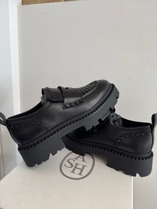 Mocasines ASH negros con tachuelas