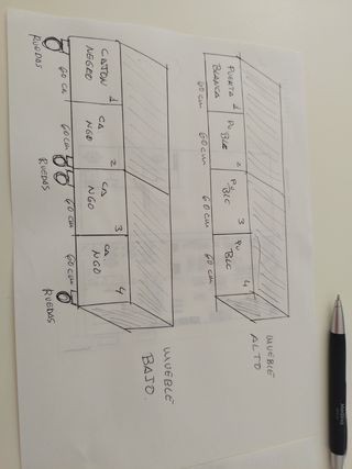 Mueble modular comedor