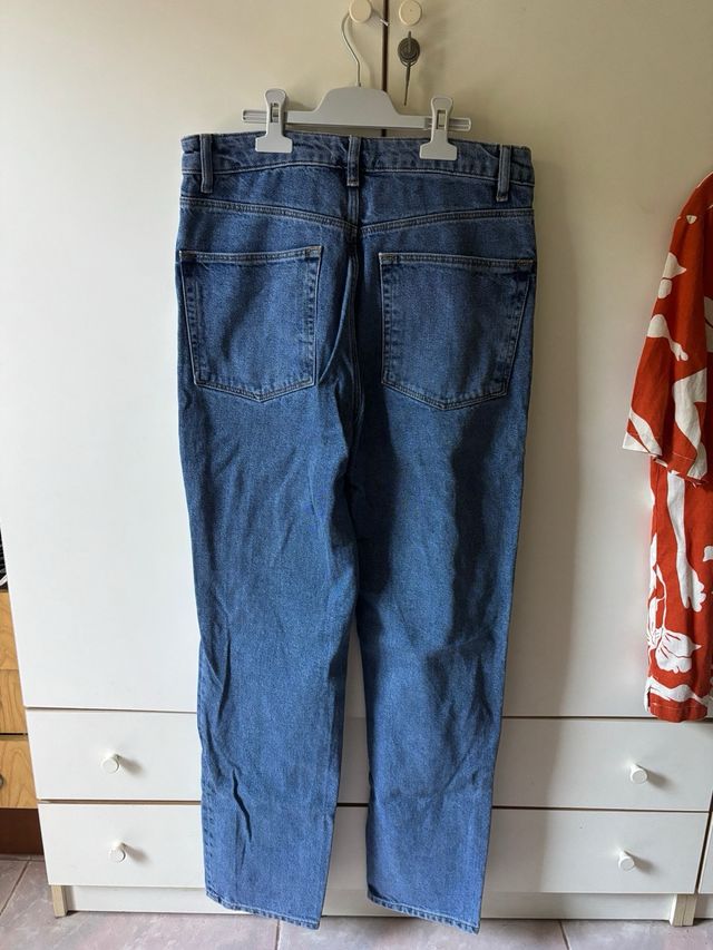 Vaqueros rectos azules