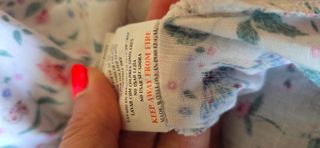 Vestido Bebé Flores - Tamanho 12/18m