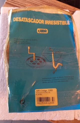 Muelle desatascador Irresistible JMR