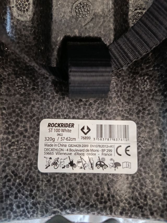 Casco bici Rockrider ST blanco