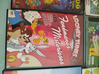 DVDs infantiles: Tom & Jerry, Looney Tunes...