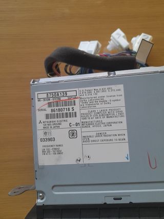 Radio GPS DVD CD Citroen Crosser