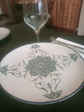 Plato porcelana | Decoración andaluza