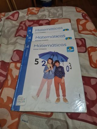 Libros MATEMATICAS 4 PRIMARIA SABER HACER