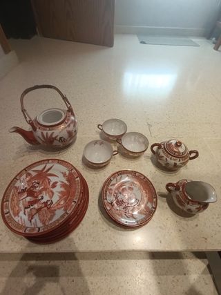 Juego té porcelana china