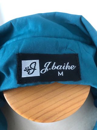 Cazadora entretiempo azul verdosa