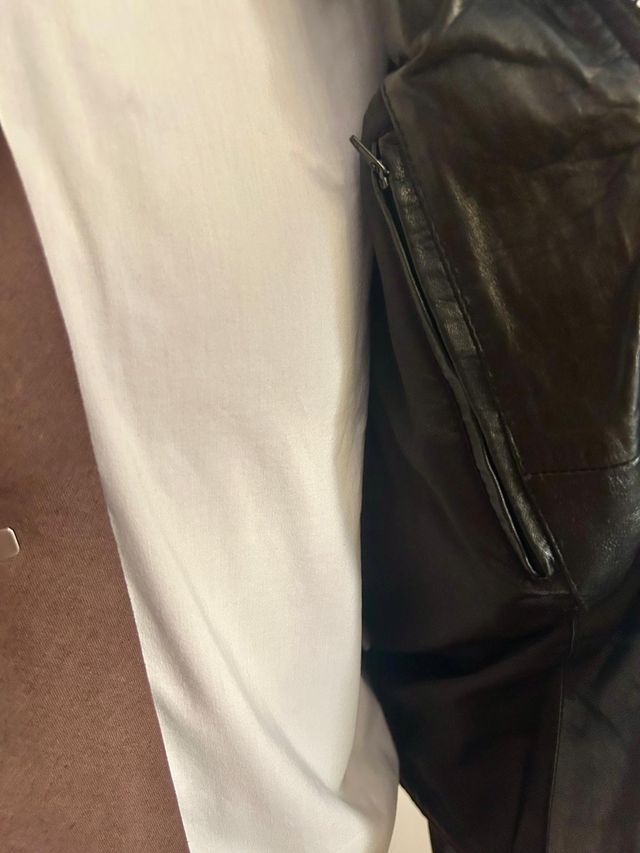 Giacca Bikers Conbipel in pelle di agnello size 46