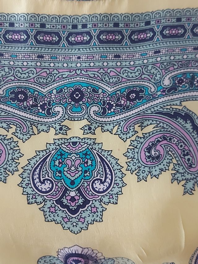 Blusa Massimo Dutti seda amarela - M