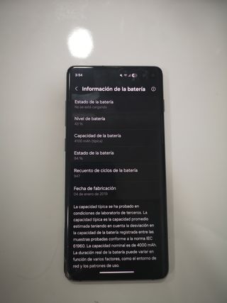 Samsung Galaxy S10 Plus nero