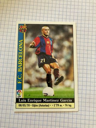 Cromo Luis Enrique FC Barcelona
