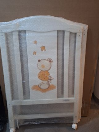 Minicuna bebé - Edredón estrellas
