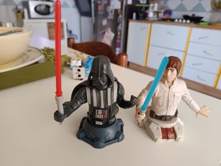 Statuine Star Wars Kinder - Darth Vader & Luke