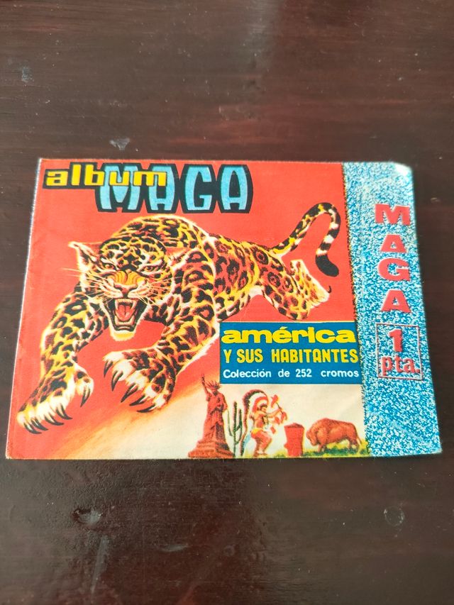 Sobre de cromos Maga América y sus habitantes 