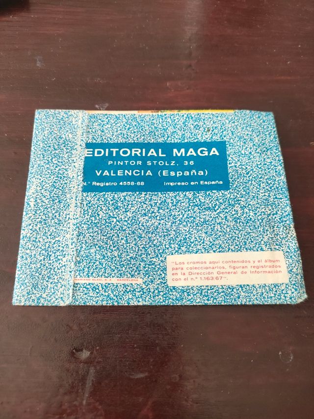 Sobre de cromos Maga América y sus habitantes 