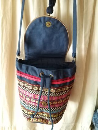 Bolsito bandolera boho chic