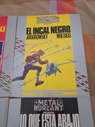 4 cómics de los años 80 colección Humanoides