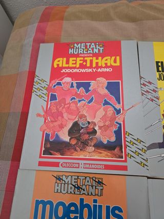 4 cómics de los años 80 colección Humanoides
