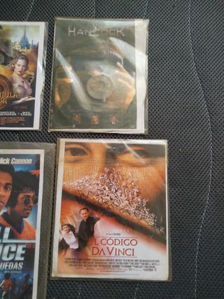 5 Películas DVD: Hancock, Da Vinci, etc