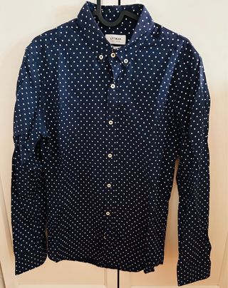 Camisa LFTMAN azul marino topos