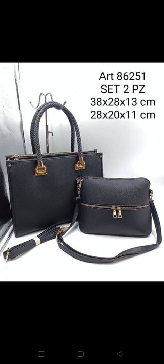 Set 2 borse nere - elegante