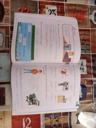 Lengua 1° primaria, segundo trimestre, SM.