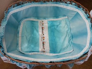 Cuna mimbre moisés bebé