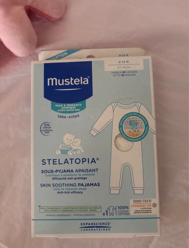 Pijama Mustela Stelatopia 6-12m