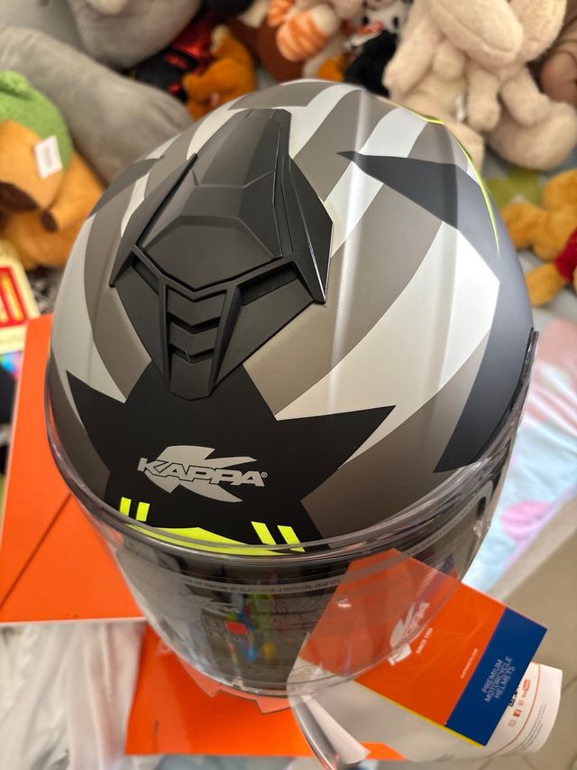 Casco Kappa KV51 - Negro/Amarillo