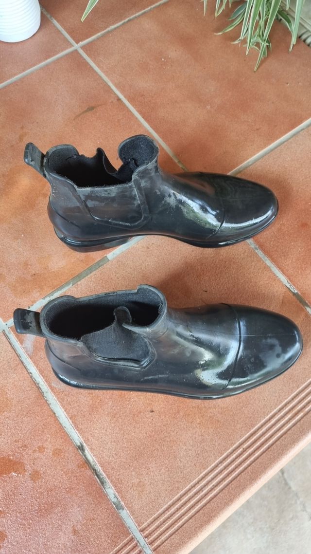 Botas hipica caballo negras