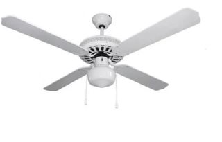 Ventilador techo blanco - metal, en perfecto estad