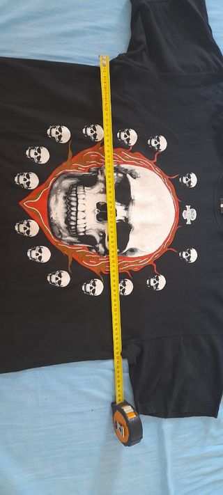 T-Shirt Zip vestibilità anche XL nera.