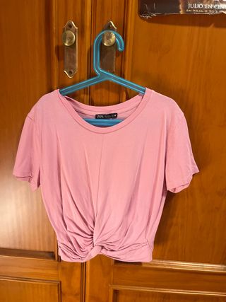 Top rosa Zara - Talla S