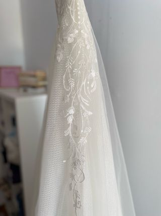 Vestido novia Monica Loretti T38
