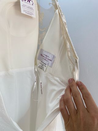 Vestido novia Monica Loretti T38