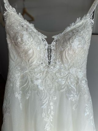 Vestido novia Monica Loretti T38