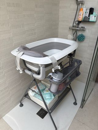 Bañera twistshake Bebé Plegable + Soporte