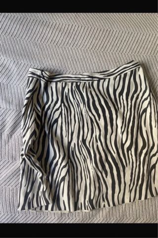 Mini Falda Zebra Nícoli